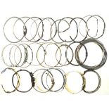 VARIOUS SILVER BANGLES, 435G++GOOD CONDITION