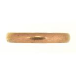 A 9CT GOLD WEDDING RING, 2.45G, SIZE N++GOOD CONDITION