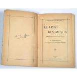 ESCOFFIER (A), LA LEVRES DES MENUS, PARIS 1912