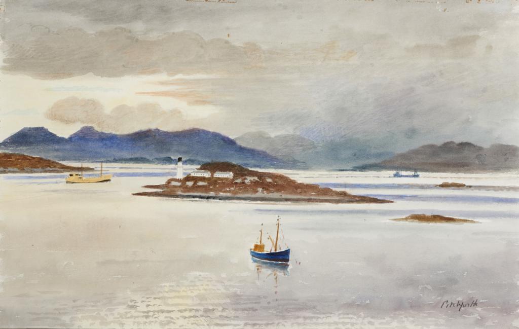 †ROLAND VIVIAN PITCHFORTH, RA, ARWS (1895-1982) LOCHALSH signed, watercolour, 29.5 x 46.5 and a