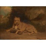 ATTRIBUTED TO GEORGE ARMFIELD (1810-1893) IT'S MINE! oil on panel, 15 x 19.5cm++In good unrestored