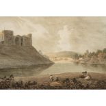 FRANCIS NICHOLSON, OWS (1753-1844) ACASTLE watercolour, 35.5 x 51cm++Remounted and framed for the