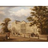 RICHARD BANKES HARRADEN (1778-1862) EMMANUEL COLLEGE CAMBRIDGE oil on panel, 22 x 29.5cmAnother