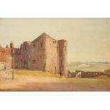 ‡JOHN EDMUND MACE, RBA (1889-1952) THE YPRES CASTLE RYE signed, watercolour, 36.5 x 55cm++Solitary