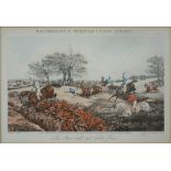 R. ACKERMANNS, STEEPLE CHASE SCRAPS, SET OF FOUR, AQUATINTS, PUBLISHED 1850 OR LATER, 22 X 15CM