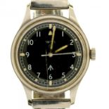 A SMITHS T STAINLESS STEEL GENTLEMAN'S WRISTWATCH, 1960S, CASE BACK INSCRIBED WO/6645-99-961-4045