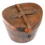 A LEATHER HAT BUCKET, EARLY 20TH C