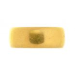 A 22CT GOLD WEDDING RING, BIRMINGHAM 1901, 5.6G, SIZE L++GOOD CONDITION