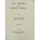 GENEALOGY. L'ANSON (BRYAN), THE HISTORY OF THE FINCH FAMILY, PLATES, TISSUE GUARDS, 1933