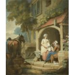 WILLIAM THOMAS ANNIS (FL 1799-1811) AFTER FRANCIS WHEATLEY, RA (1747-1801), REPAIRING TO MARKET;