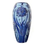 A MOORCROFT FLORIAN WARE VASE, 2003, 36.5CM H, IMPRESSED AND PAINTED MARKS, NUMBERED 9 OF AN EDITION