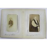 VICTORIAN PHOTOGRAPHS. THREE ALBUMS OF CARTES DE VISITE OF ISABELLA RENNY (b1864) OF EDEN HOUSE, OLD