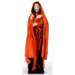 A ROYAL DOULTON BONE CHINA DOUBLE SIDED FIGURE OF MEPHISTOPHELES & MARGUERITE, 20CM H, PRINTED MARK,