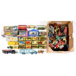 A COLLECTION OF DINKY TOYS, LESNEY MATCHBOX MODELS OF YESTERYEAR AND OTHER DIECAST VEHICLES, SEVERAL