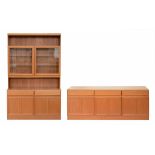 A 1970'S MACINTOSH TEAK DRESSER, 193 X 120CM AND A MACINTOSH SIDEBOARD, 70 X 180CM,