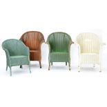 FOUR LLOYD LOOM CHAIRS, C1930