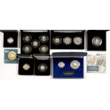 TRISTAN DE CUNHA PROOF SILVER ONE POUND 2017 (5), SILVER PROOF THREE COIN SET 2017, UNITED KINGDOM