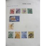 POSTAGE STAMPS. A BRITISH EMPIRE AND FOREIGN COLLECTION ON LEAVES, EARLY - MID 20TH C, MAINLY USED