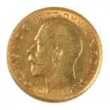 GOLD COIN. HALF SOVEREIGN 1913++GOOD CONDITION