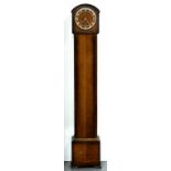AN OAK DWARF LONGCASE CLOCK, C1930, 144CM H