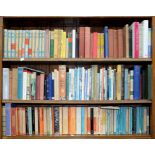 SEVEN SHELVES OF MISCELLANEOUS BOOKS, INCLUDING PENGUIN AND OTHER PAPERBACKS