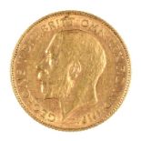 GOLD COIN. HALF SOVEREIGN 1911++GOOD CONDITION