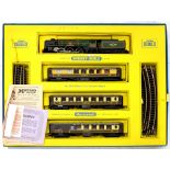 A HORNBY DUBLO TWO RAIL PULMAN TRAIN (S.R.) SET, NO 2035, BOXED