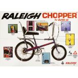 POSTERS. RALEIGH CHOPPER MARK 2, C1971 60 x 84cm (2)++Creased where folded otherwise excellent