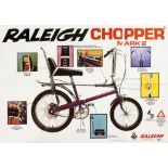 POSTERS. RALEIGH CHOPPER MARK 2, C1971 60 x 84cm (2)++Creased where folded, otherwise excellent