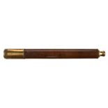 AN ENGLISH BRASS 1 5/8 INCH ACHROMATIC NIGHT TELESCOPE, DOLLOND LONDON, MID 19TH C single