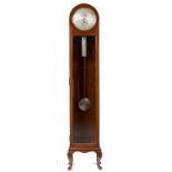 A GERMAN MAHOGANY REGULATOR, H WINTERHALDER, EARLY 20TH C the silvered dial with twin subsidiary