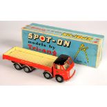 SPOT-ON A.E.C MAMMOTH MAJOR EIGHT WITH FLAT FLOAT WITH SIDES (BRITISH ROAD SERVICES), PAINT CHIPS,