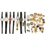 MISCELLANEOUS COSTUME JEWELLERY AND WRISTWATCHES++GOOD CONDITION