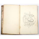 AN EARLY 19TH C COMMONPLACE BOOK, CONTAINING SEVERAL WATERCOLOUR ILLUSTRATIONS, PEN AND INK