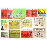 AN EXTENSIVE COLLECTION OF VINTAGE MECCANO LITERATURE, INCLUDING INSTRUCTIONS FOR MANY DIFFERENT