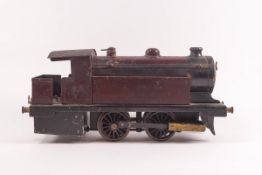 A Bowman 0 gauge LMS 265 locomotive with maroon livery