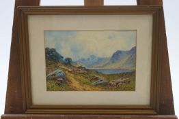 ** Bray (?), Scottish landscape, watercolour, signed indistinctly lower right,