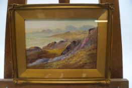 Jameson, Blue Anchor Bay, gouache, signed lower right and titled lower left,