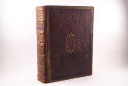 A large Victorian Bible with 'A practical and explanatory commentary by The Rev Robert Jamieson',
