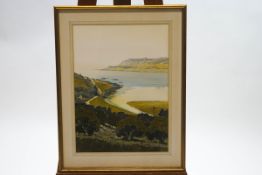Angus Stuart, Isle of Mull, watercolour and bodycolour, signed lower left,
