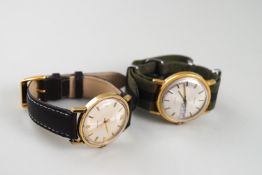 Kelton, a vintage gold-plated and stainless round wrist watch,