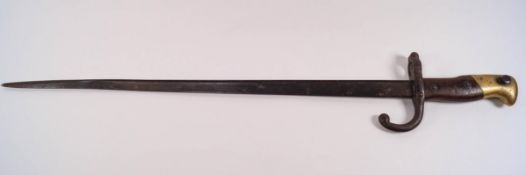 A 19th century French bayonet,