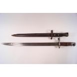 A WWI 1913 Remington bayonet,