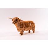 A Beswick model of a Highland bull,