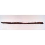 An early 20th century Japanese swordstick within a bamboo shaft,