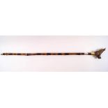 A bamboo walking stick,