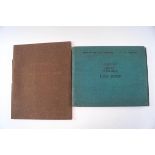 A small quantity of aeroplane manuals, including a 1940s engine log book,