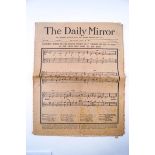 An original copy of The Daily Mirror, dated Saturday April 20th 1912,