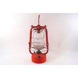 An original GPO oil lamp, re-painted,