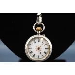 An early 20th century ladies fob watch,